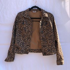 Animal print jacket